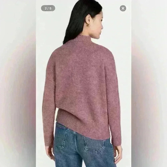 MADEWELL: Dillon Mockneck Pullover Sweater xxs - Picture 2 of 13